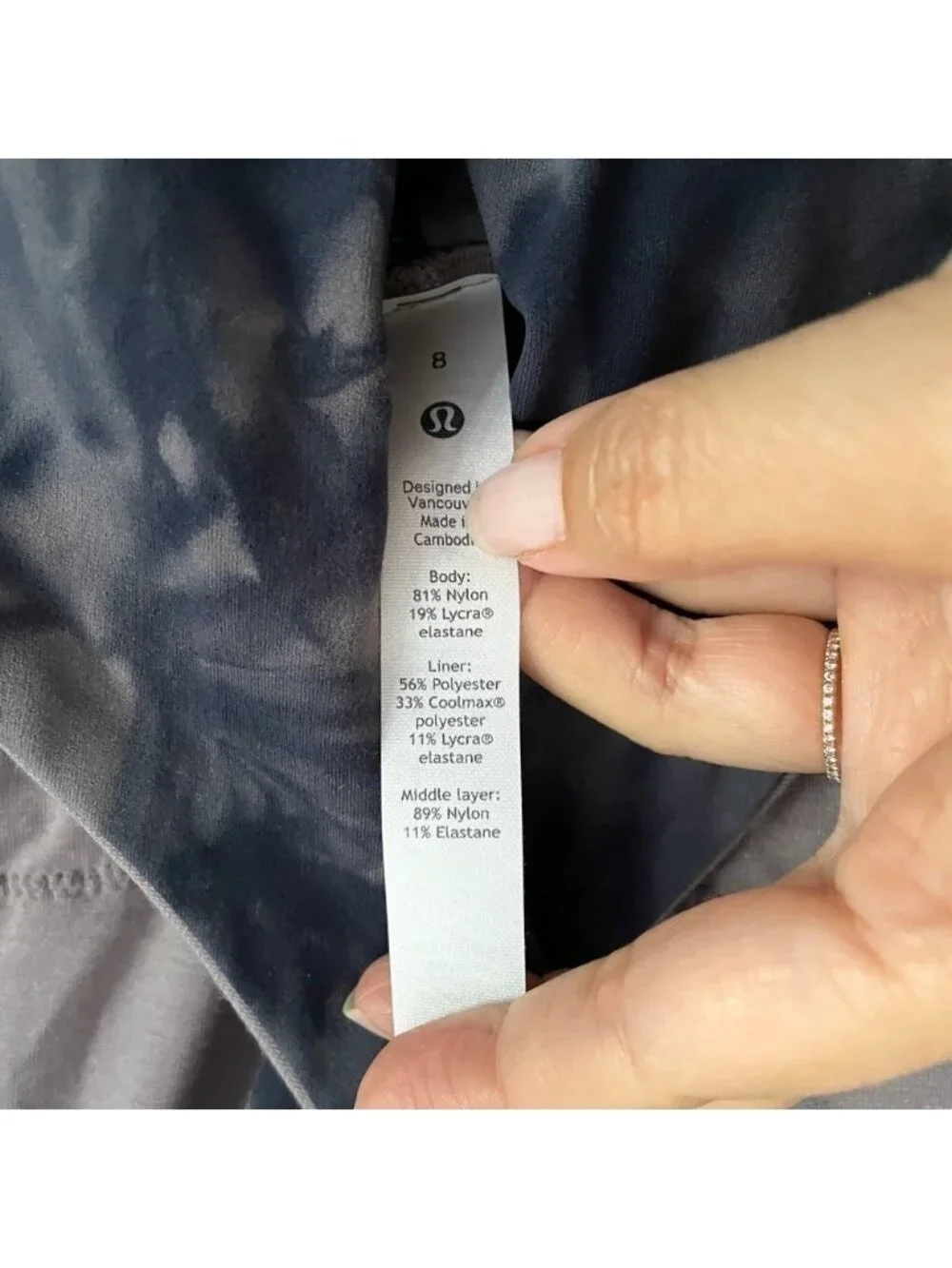 Lululemon Diamond Dye Lunar Rock Tank + Align Crop 23